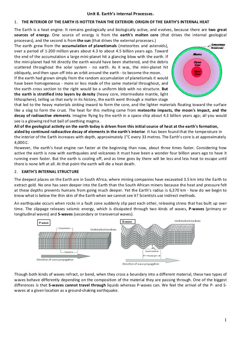 The composition and structure of the earth' The composition and structure of the earth'